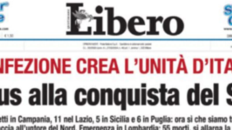 L’Ordine dei Giornalisti deferisce “Libero” per il titolo sul Coronavirus