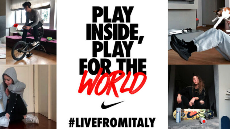“Play Inside, play for the world”: Nike per la creatività, non solo nello sport