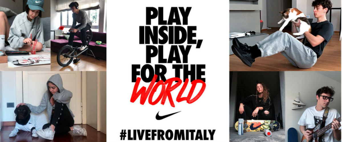 “Play Inside, play for the world”: Nike per la creatività, non solo nello sport