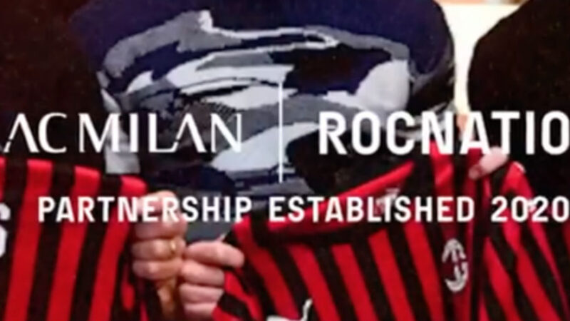 Il Milan annuncia la collaborzione con l’agenzia di Jay Z