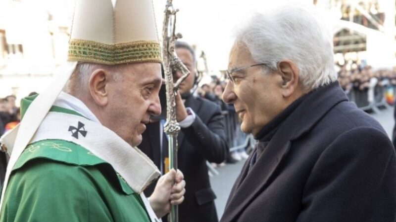 Il Presidente Mattarella scrive a Papa Francesco: pandemia e fratellanza i temi principali