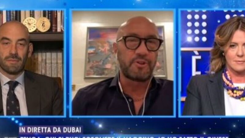 Live, scontro tra Alessandro Cecchi Paone e Walter Zenga