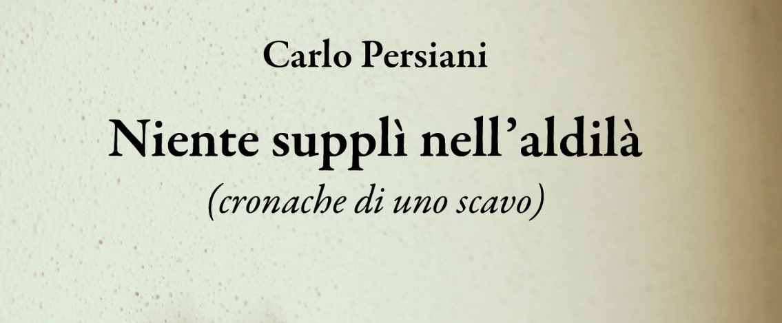Carlo Persiani esordisce con il suo primo libro ‘Niente supplì nell’aldilà’