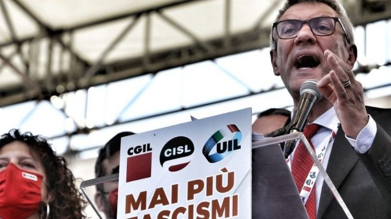 Roma, i sindacati in piazza in 100mila, assente il centrodestra
