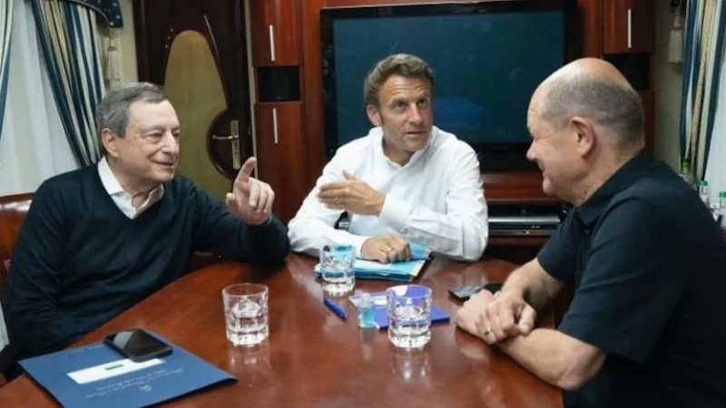La Russia taglia il gas all’Italia. Draghi, Macron e Scholz oggi sono a Kiev