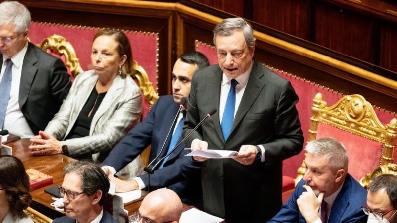 Crisi di Governo e dimissioni di Draghi, le dure reazioni della stampa estera