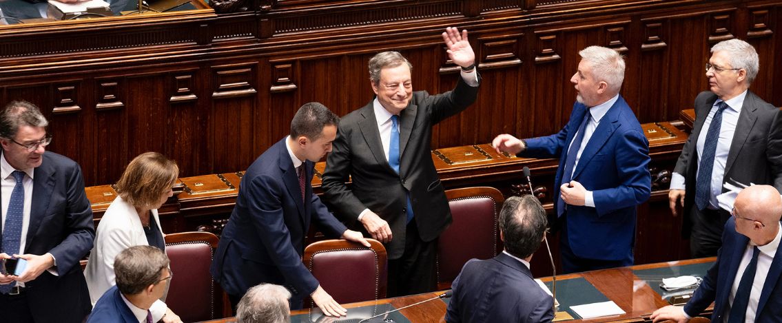 Governo, Draghi risponde alle dichiarazioni di Berlusconi