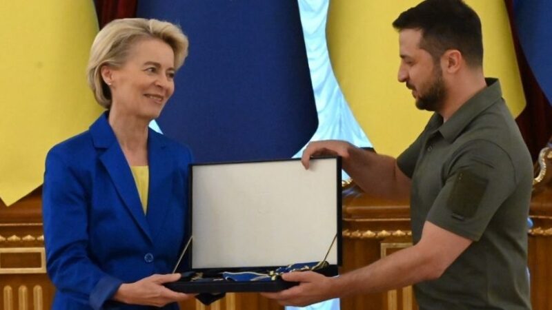 Von der Leyen di nuovo a Kiev, è la terza volta dall’inizio del conflitto