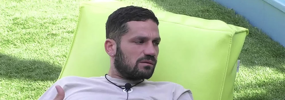 Grande Fratello VIP, Luca Salatino infastidito dai comportamenti di alcuni coinquilini