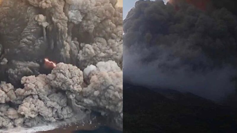 Stromboli, paura maremoto e tsunami dopo l’eruzione del vulcano