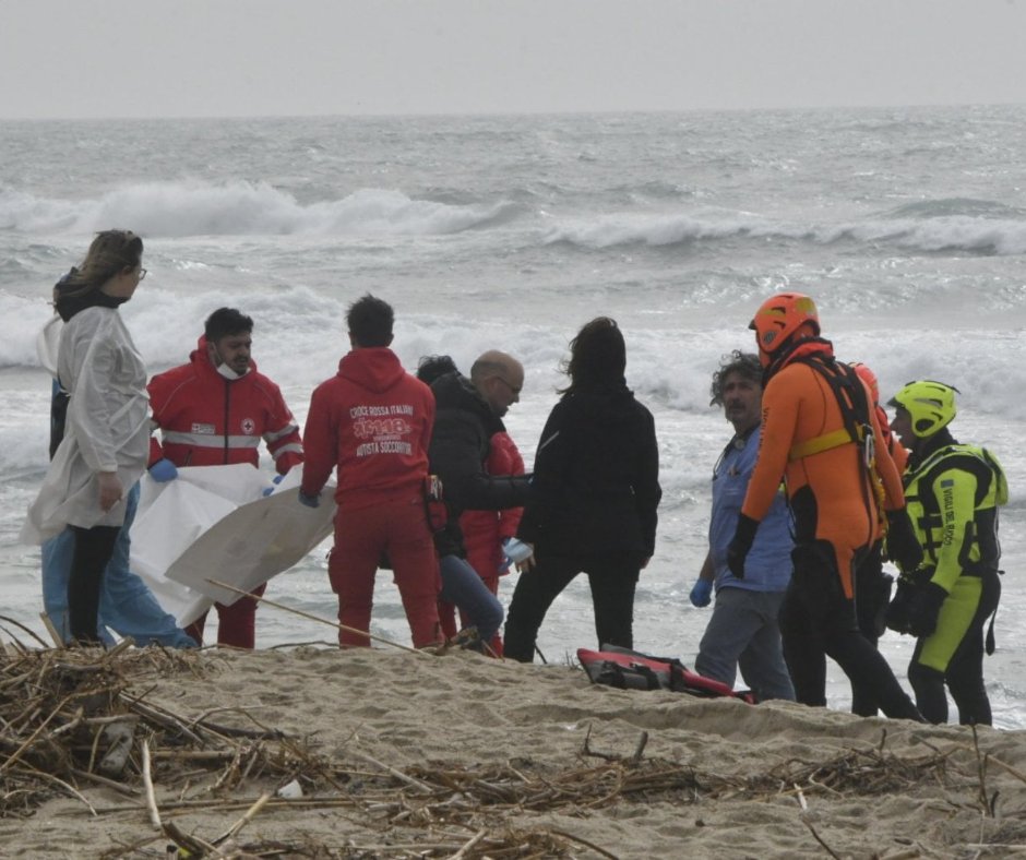 Calabria, sono 59 i morti accertati nel naufragio di ieri, domenica 26 febbraio