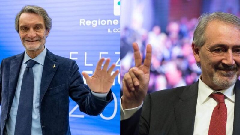 Regionali Lombardia e Lazio, il centrodestra vince in entrambe le regioni